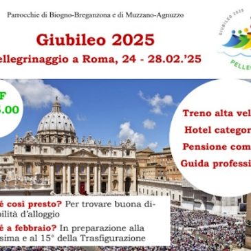 Pellegrinaggio a Roma, 24 – 28.02.2025, Giubileo 2025